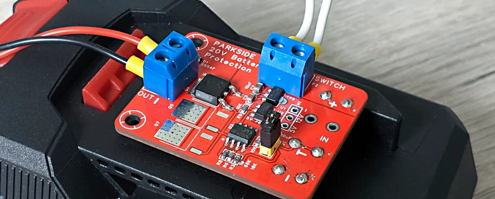 PARKSIDE battery breakout/protection board